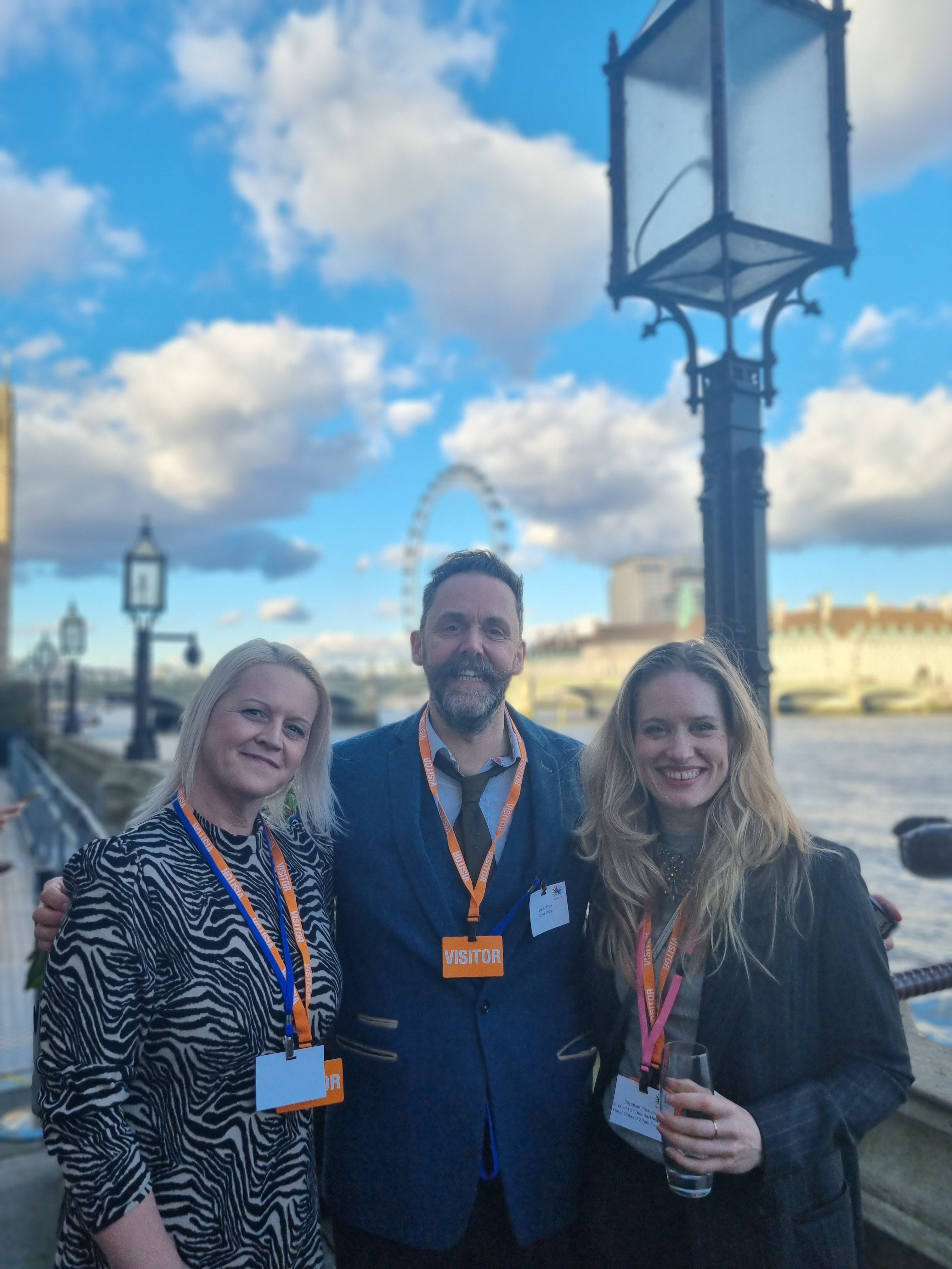 Kerry Leeson-Beevers Alstrom, Steve White CureUsher and Elizabeth Forsythe from Ciliopathy Alliancend Ciliopathy Alliance