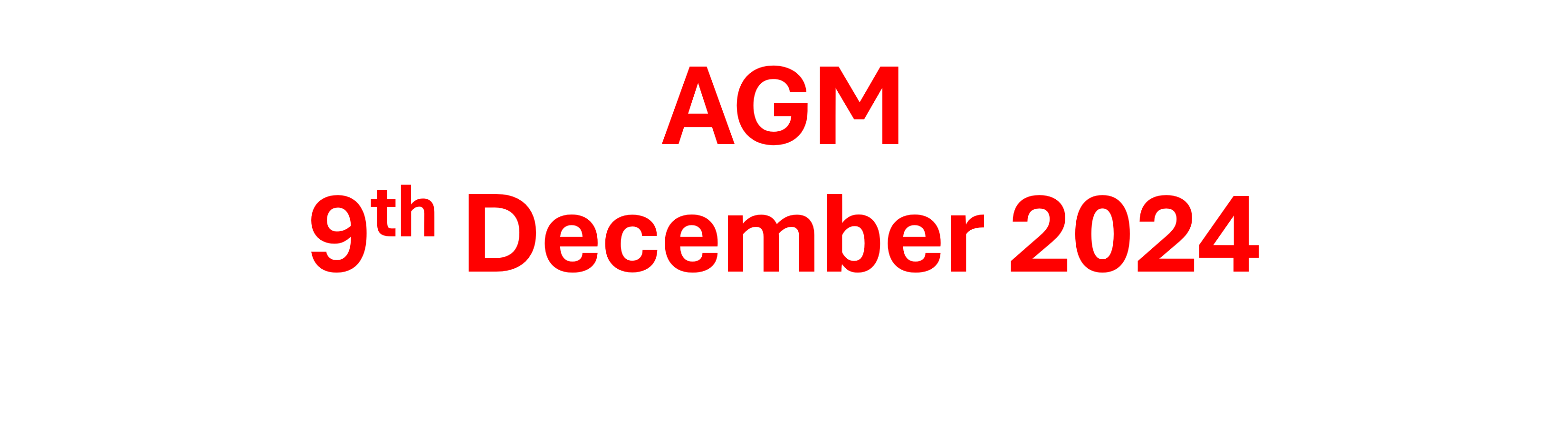 Save the Date for our AGM 2024